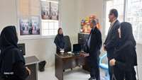  بازدید دکتر سید سعید کساییان معاون بهداشت و رئیس مرکز بهداشت استان  از ستاد شبکه و مرکز خدمات جامع سلامت در شهرستان آرادان 