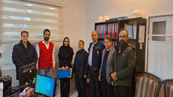 بازدید اعضا شورای هماهنگی خدمات بهداشتی به بیمه شدگان استان ازکارخانجات تیراژه دیزل و تیراژه ماشین سمنان