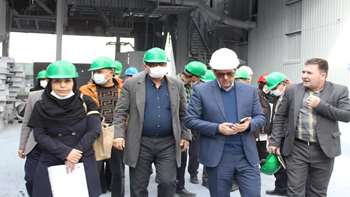 بازدید مشترک معاون بهداشتی دانشگاه در خصوص بررسی مسائل بهداشتی و محیط زیستی شرکت فروسیلیس ایران