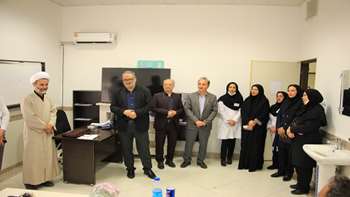 بازدید معاون بهداشتی دانشگاه در راستای اجرای پویش ملی غربالگری دیابت و  فشار خون از شهرستان گرمسار 