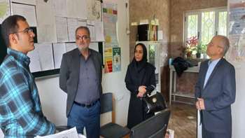 بازدید معاون محترم بهداشتی دانشگاه از خانه بهداشت صح، دروار و فولاد محله