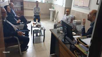 بازدید دکتر سید سعید کسائیان معاون بهداشتی دانشگاه و دکتر صرفی معاون فنی از مراکز خدمات جامع سلامت شهرستان دامغان