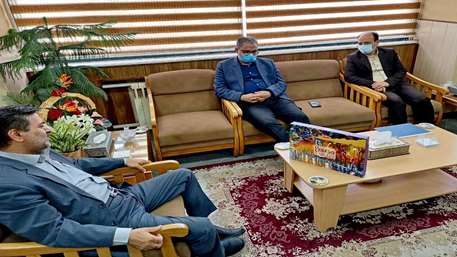  دیدار معاون بهداشتی دانشگاه و رئیس مرکز بهداشت استان سمنان  به اتفاق معاون فنی معاونت بهداشتی دانشگاه با معاونت هماهنگی امور عمر