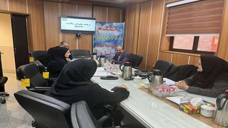  برگزاری  نشست حضوری معاون فرهنگی و  دانشجویی و معاون بهداشتی با موضوع برنامه سفیران سلامت دانشجویی در معاونت بهداشتی دانشگاه