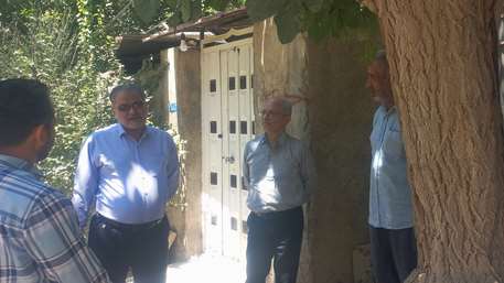  بازدید معاون بهداشتی دانشگاه از وضعیت خدمات رسانی در زمینه های بهداشت و درمان در روستا های سیاری آرادان 