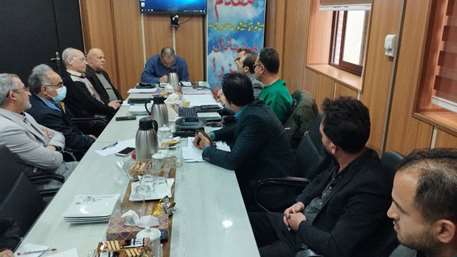  حضور مهندس فرهادی معاون فنی مرکز سلامت محیط و کار وزارت بهداشت، درمان و آموزش پزشکی در معاونت بهداشتی