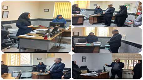  بازدید دکتر سید سعید کساییان معاون بهداشت از ستادمرکز بهداشت شهرستان سمنان و مراکز خدمات جامع سلامت