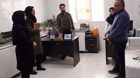  پایش مشترک استانی نماینده معاونت بهداشتی دانشگاه و بیمه سلامت استان از مرکز خدمات جامع سلامت رئیس جمهور شهید دکتر رئیسی شهرستان 