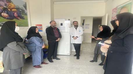  بازدید رئیس اداره آمار زیستی و اقتصاد سلامت وزارت بهداشت  از مراکز خدمات جامع سلامت باقری پور شهرستان مهدیشهر و خیرآباد شهرستان 